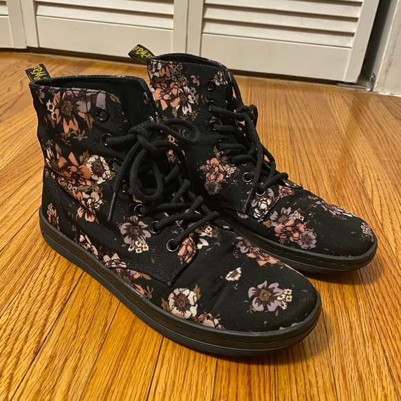 dr martens hackney floral